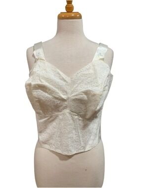 Women's Spencer Vintage Lace Shapewear longline mastectomy/prosthetic bra
